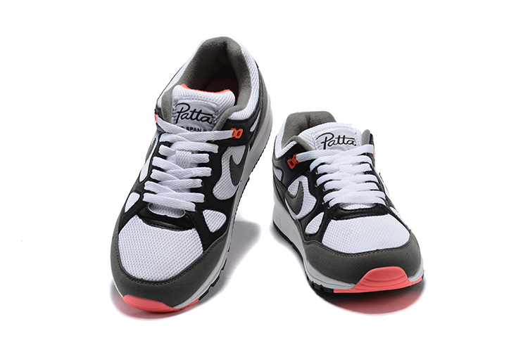 Nike Air Span II Black White Red Shoes - Click Image to Close